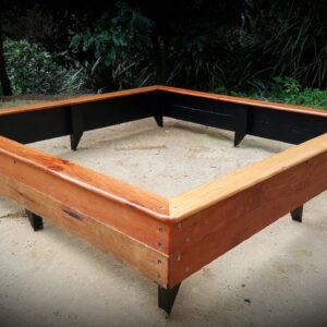PREMIUM Hardwood Timber Tree Planter/ Sandpit 1.8m² - Image 6