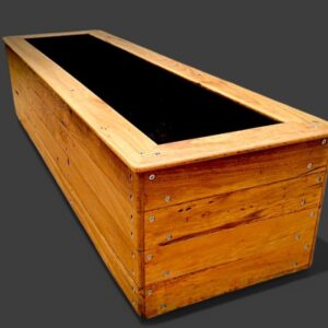 PREMIUM Timber Raised Garden Bed – Slimline 1.8m Hardwood