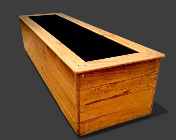 PREMIUM Timber Raised Garden Bed – Slimline 1.8m Hardwood