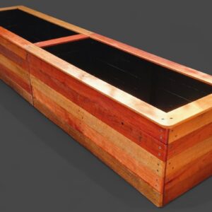 Slimline Timber Raised Garden Bed by BEDurVEG
