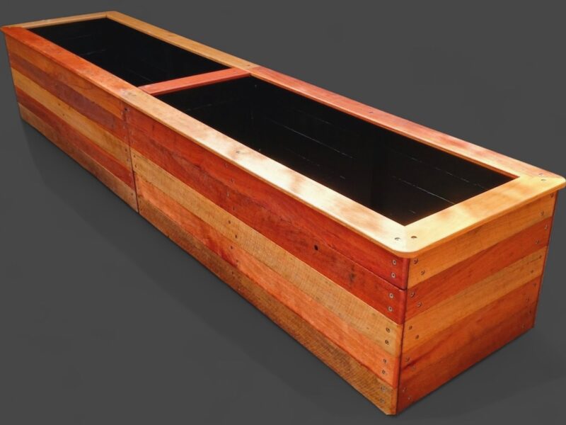 Slimline Timber Raised Garden Bed by BEDurVEG